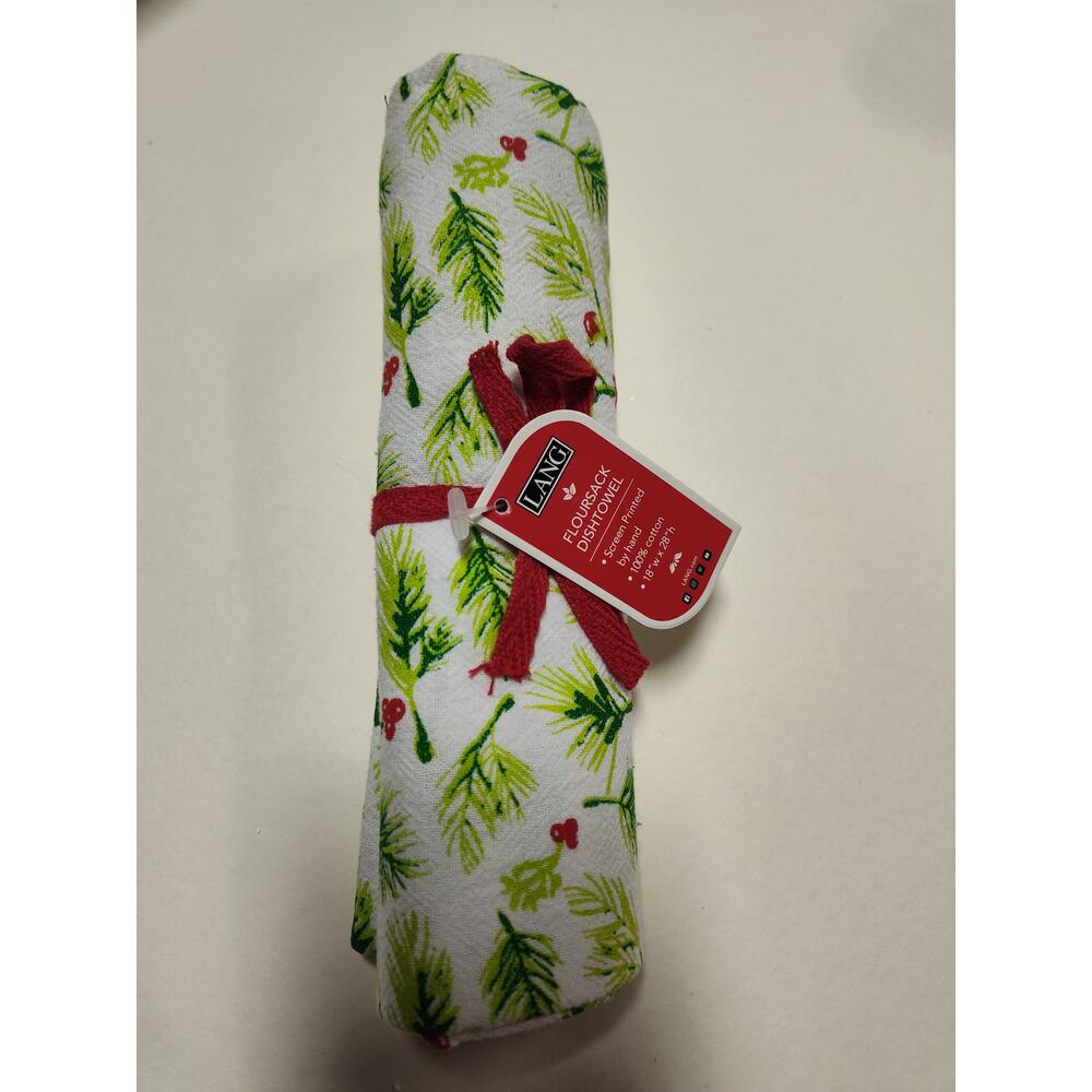 Holiday Flour Sack Dish Towel